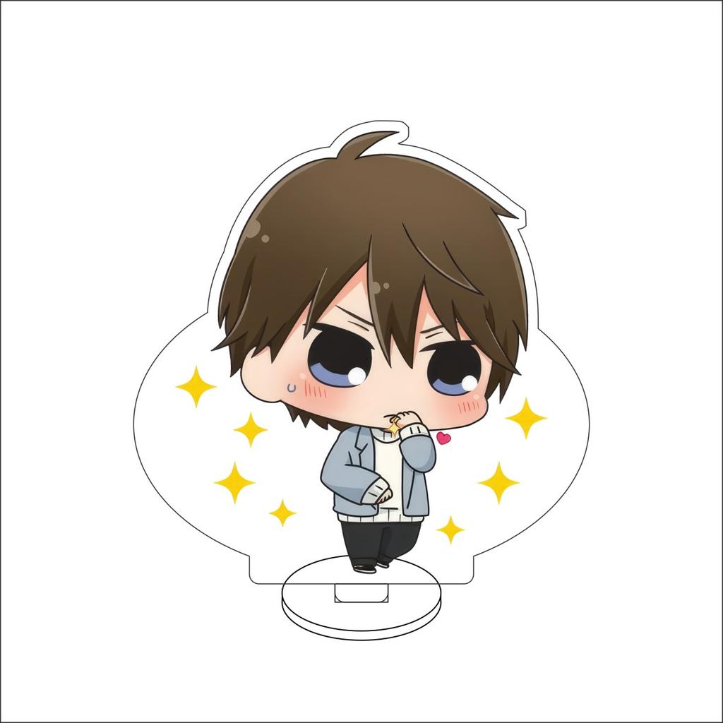 10CM Anime Dakaretai Otoko Odosarete Imasu Figure Stand Model JYUNTA AZUMAYA/TAKATO SAIJYO Cute Desk Decor Standing Sign Gifts