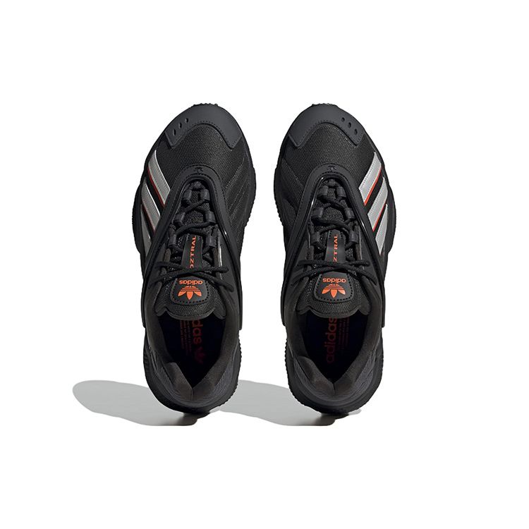 Adidas Oztral Schwarz Silber Rot Herren Sneaker Core-Black Silver-Metallic Solar-Red GZ9408