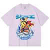 230 Gsm 100% Cotton Pokemon V11 Jimbei Pikachu Print Unisex Heavy Cotton T Shirt