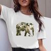 Elephant Forest Heat Transfer Vinyl Clothes Stickers Diy Parches Ropa T-Shirt Heat Press Appliqued Hoodies Custom Design Patch