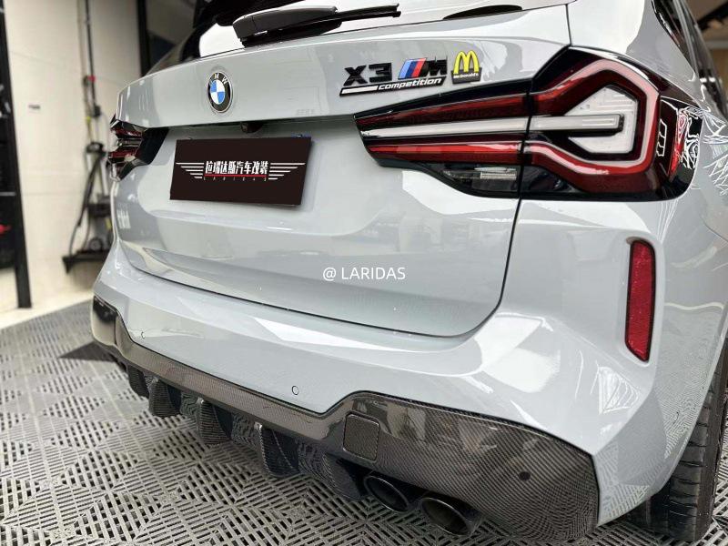 Dry Carbon Fiber Front Lip & Rear Diffuser for BMW X3M F97 G01 LCI