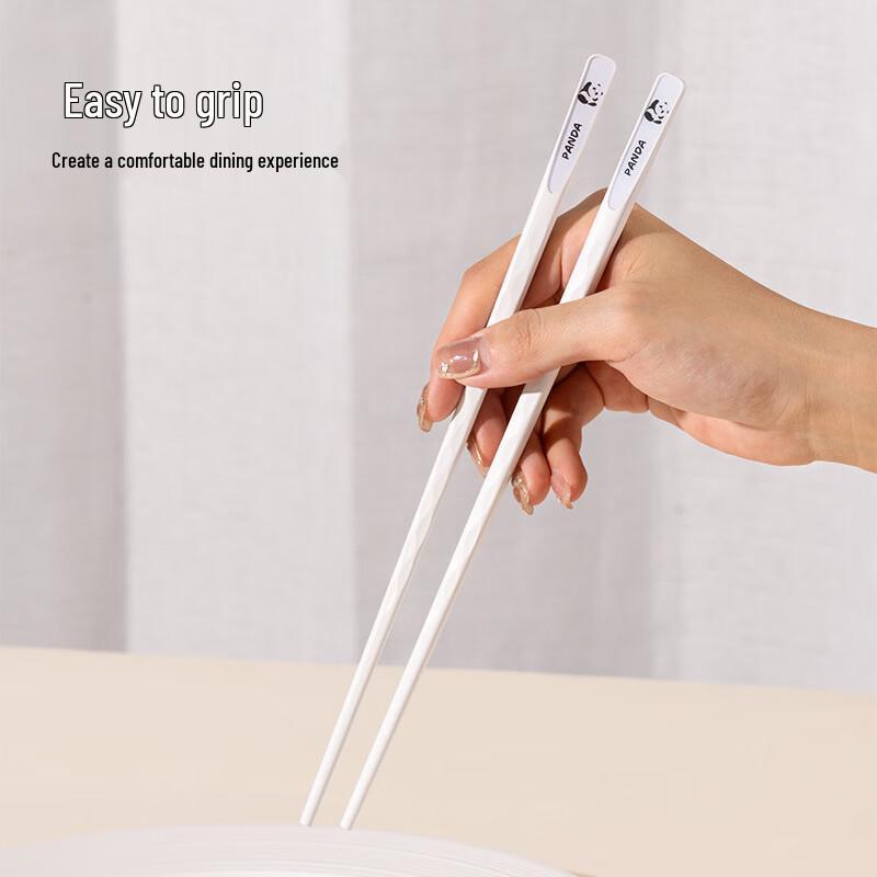 

Panda Family Alloy Chopsticks Set