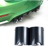 For Bmw Tail Throat M5F90 (Pair)-Bright Carbon Fiber