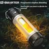 Rechargeable Stepless Dimming Flashlight High Bright Portable Lantern Outdoor Emergency Camping Tent Ambient Magnetic Work Lamp