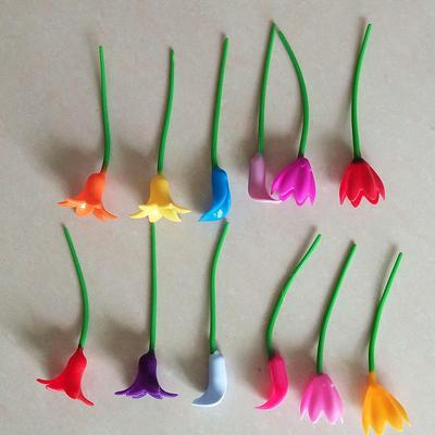 Silicone Butterfly Floral Wine Glass Markers – Creative Red Flower Tags