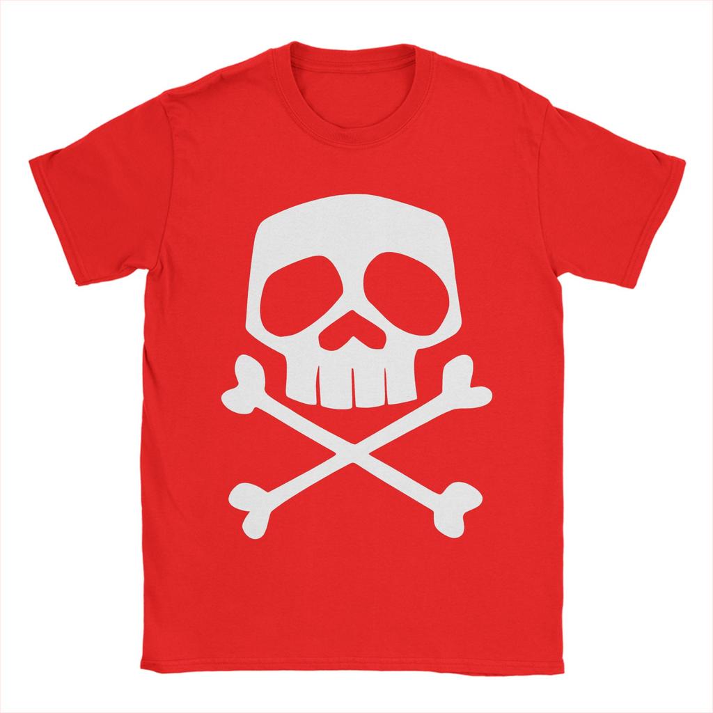 Captain Harlock skull TShirts Men Novelty 100 Cotton Tees Round Neck Short Sleeve T Shirt Gift Idea Clothing