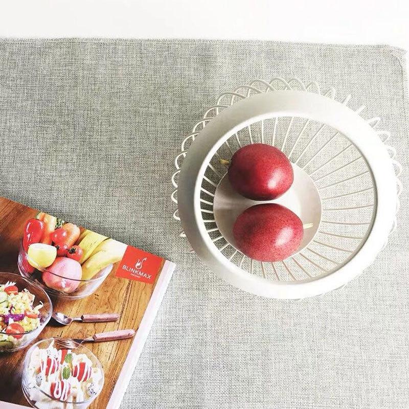 Iron Storage Fruit Plate Drain Basket Modern Home Storage Basket Nordic Style Fruit Plate Fruit Basket      ZM1204