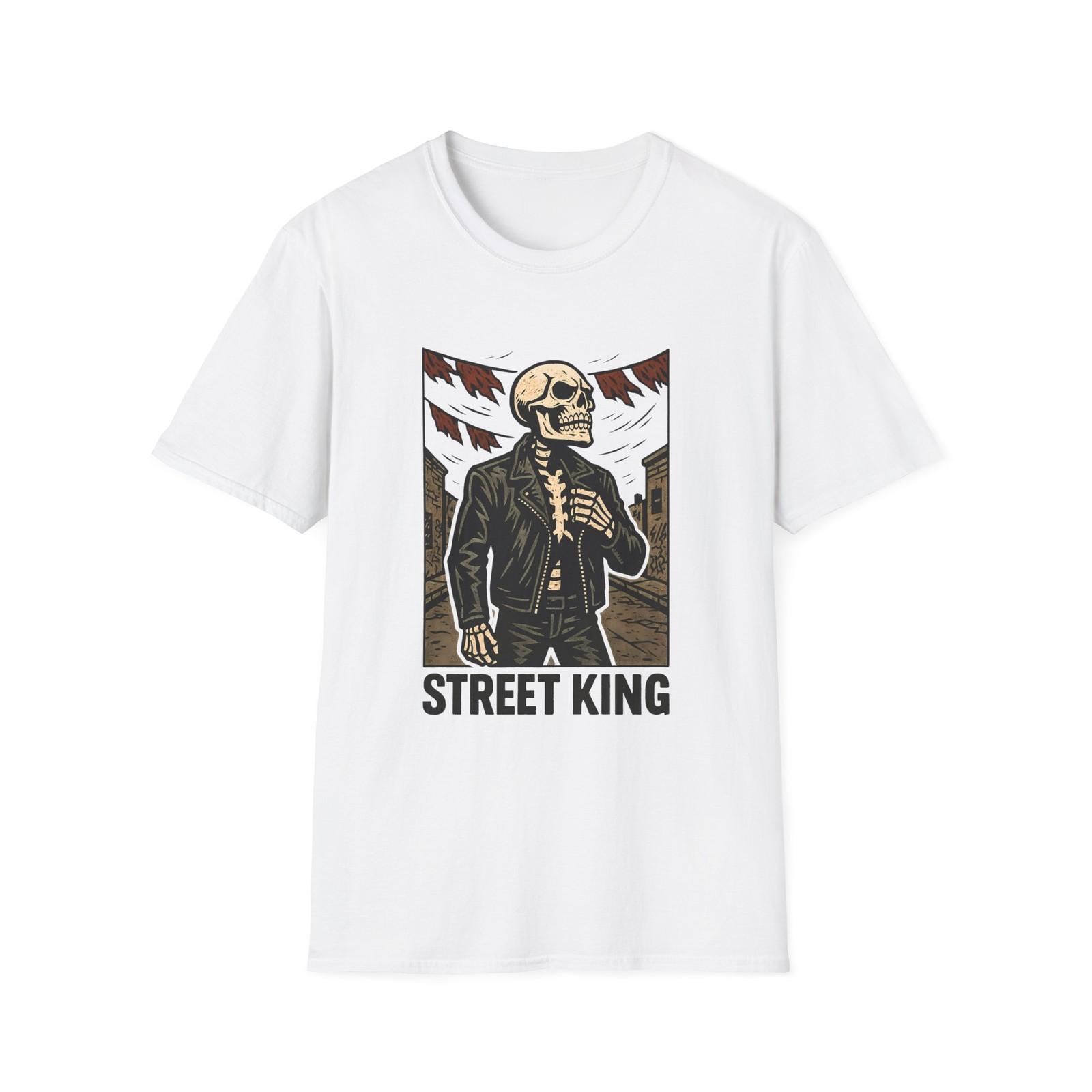 Unisex Softstyle T-Shirt Skeleton Street Urban Noir S