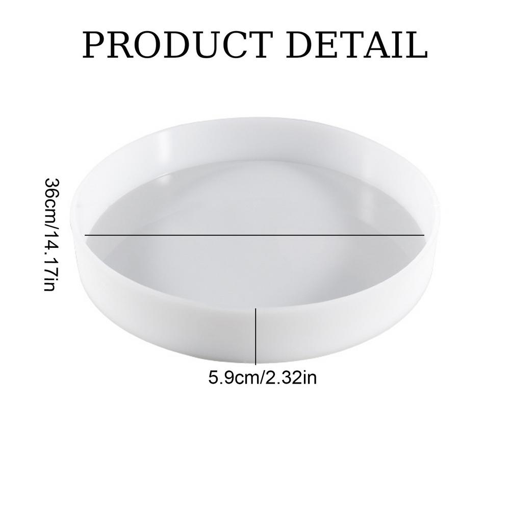 Large Round Ornament River Table Making
