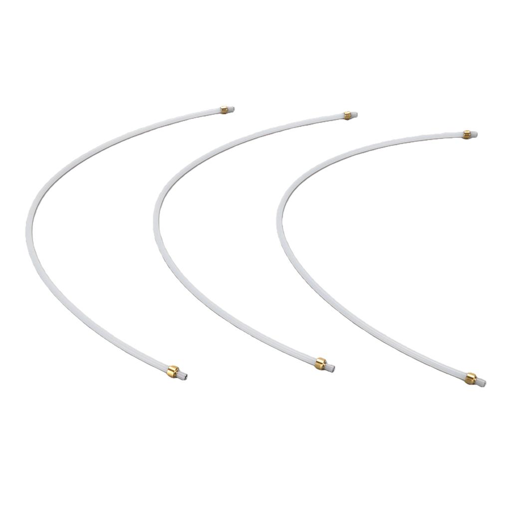 3PCS Milk Tube Fit for Delonghi Coffee Machine 4mm Stainless Steel Plastic Milk Frother Hose Tubing Coffee Machine