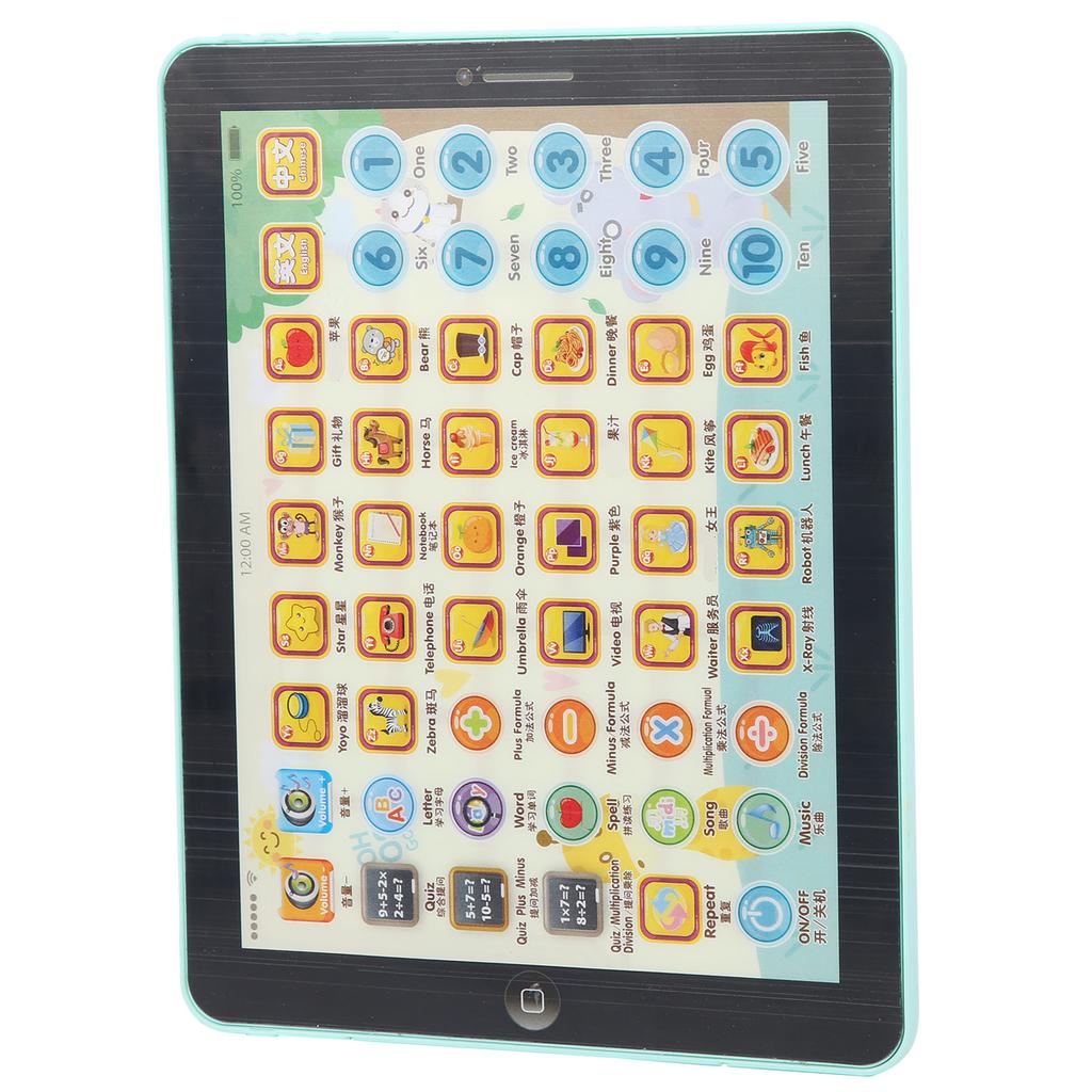 ABS Kid Children Tablet Pad Learning Letters Words Numbers Educational Electronic Toy