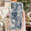 Phone Case: 2D Flat Samsung Galaxy A34 A35 M05 M06 S20 S22 S21 FE Plus 5G Protective Case, Couples Style, Crystal Butterfly, Christmas and Halloween G