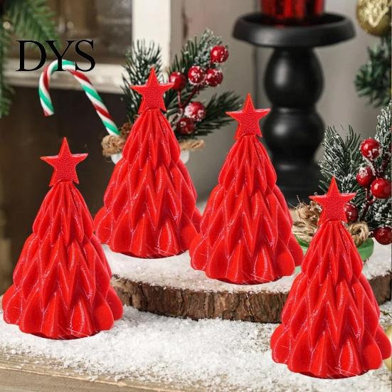 Realistic Xmas Decor Christmas Tree Lamp, Light Up Mini Night Light, Evergreen Holiday Battery Operated Tabletop Decoration for Winter Indoor