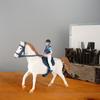 Simulation Animals Horse Gift Synthetic Resin Toy Children Crafts Home Art Decorations