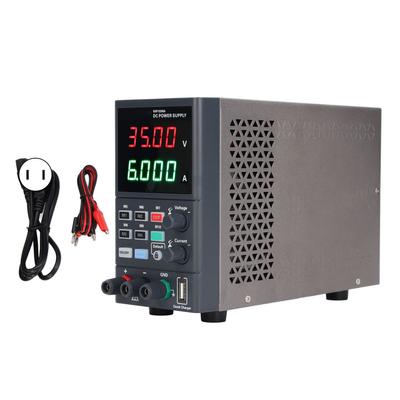DC Power Supply Regulated 35.2V 6.2A Output 4 Digit Digital Display USB Fast Charging HDP135V6B US Plug 115V AC