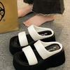 Thick-soled Slippers Summer Wear Heightening Sandals Casual Muffin Waterproof Table Beach Shoes