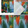 2D flat Photography Backdrop Photography Banner Colorful Parrots in Jungle 100% Polyester Holiday Decorations Use for