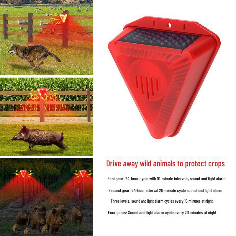 Solar-Powered Infrared Motion Alarm & Animal Repeller