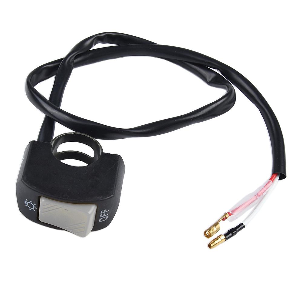 ABS Headlight Switch Grey Motorcycle Handlebar Switch