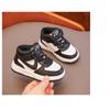 Children's Mid-Top Sneakers, Boys' Classic Casual Shoes, Girls' Mid-Top White Sneakers, Baby Shoes.