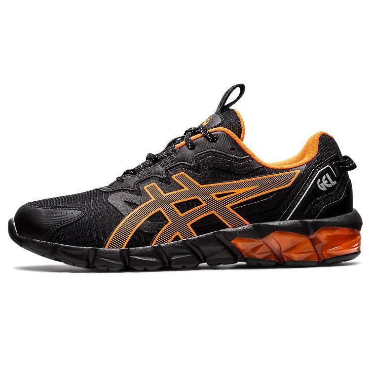 Asics Gel Quantum 90 Black Shocking Orange Men Sneakers 1201A488-002 42.5