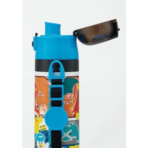 Skater Children's Stainless Steel Water Bottle Direct Drinking 470ml Pokemon 24 Pocket Monsters Child-friendly Lightweight Type Cold Storage Water Bot