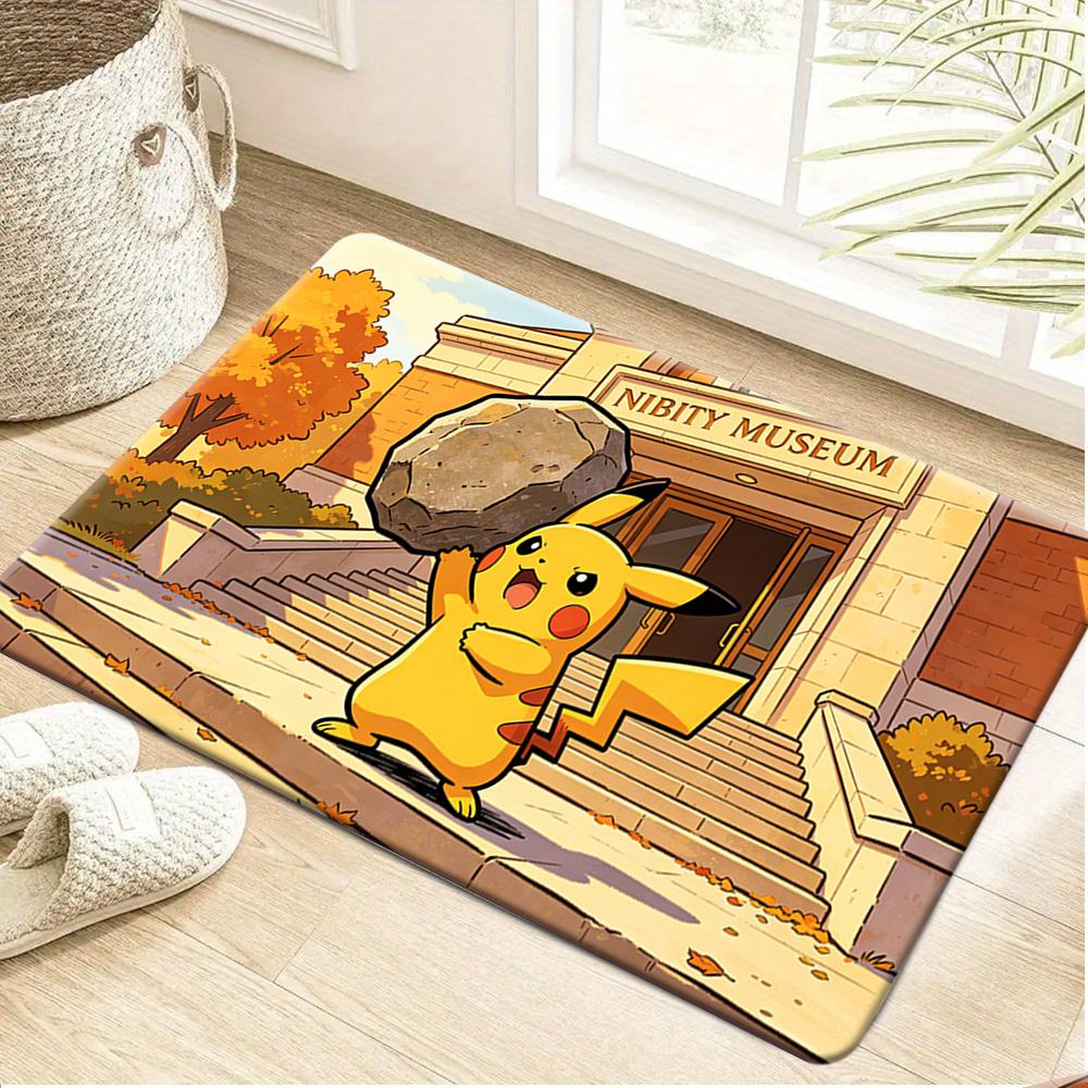Lucario Stormy Sea Boat Adventure Print Non-Slip Floor Mat Doormat 40x60cm