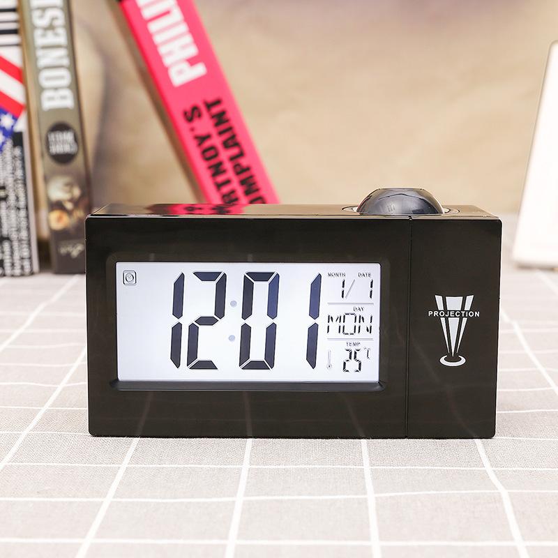 Simple Electronic Projection Clock Electronic Clock Student Bedside Clock Voice Controlled Backlight Alarm Clock Sleepy