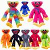 40CM Coloridos Desenhos Animados Jogos Poppy Huggy Wuggy Brinquedos de Pelúcia Lantejoulas Brinquedos Recheados Presentes para Crianças