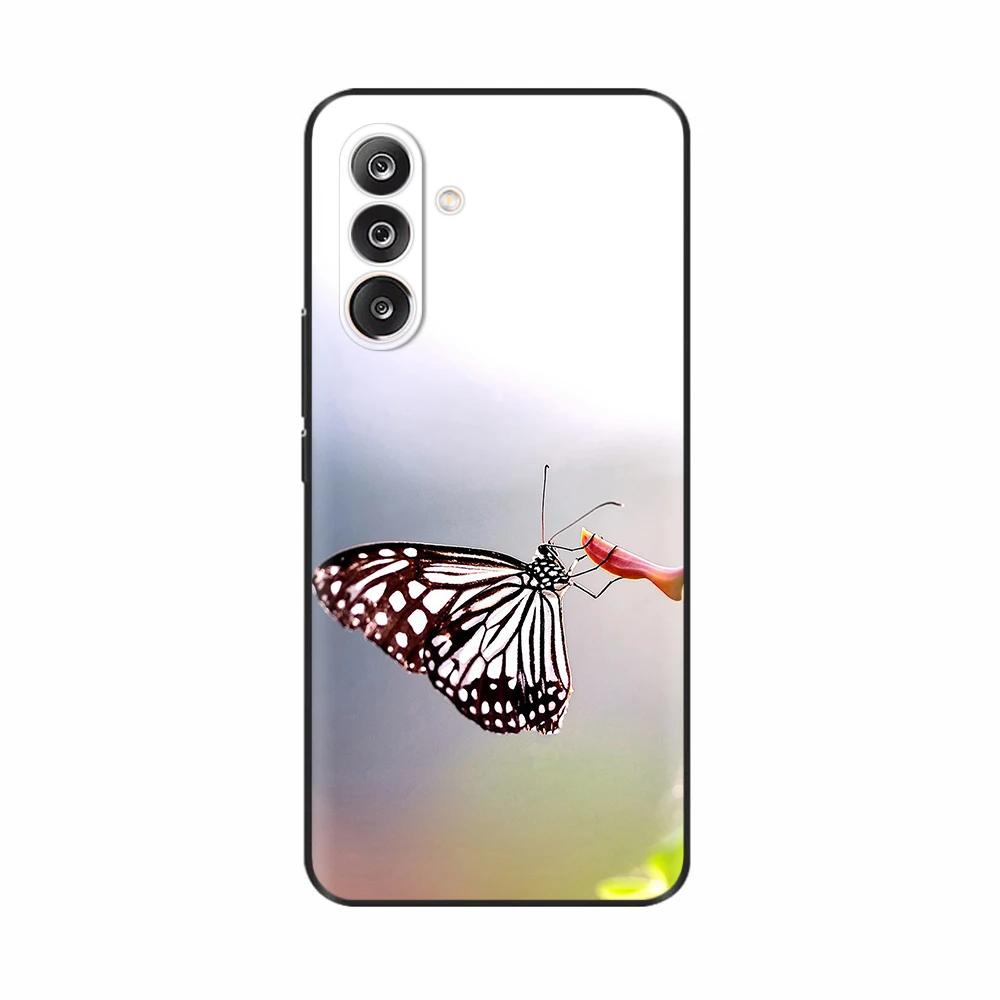Phone Cases For Samsung Galaxy M36 5G Case Soft Silicone Cover For Samsung M36 Cases M 36 M366B Shockproof Popular Flower Covers