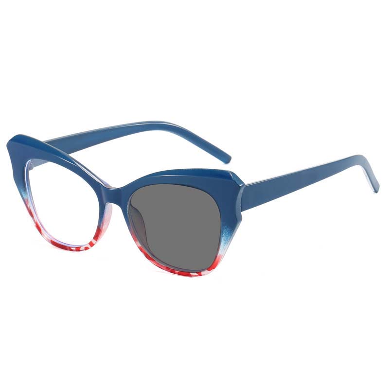 Personalized Butterfly-Framed Photochromic Presbyopia Glasses Elegant Ultra Light Unisex Anti Blue Light Eyeglasses 0 To +4.0