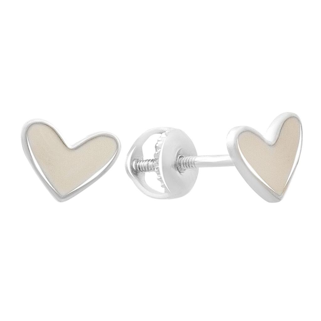 Серебряные серьги с емаллю (60002251)