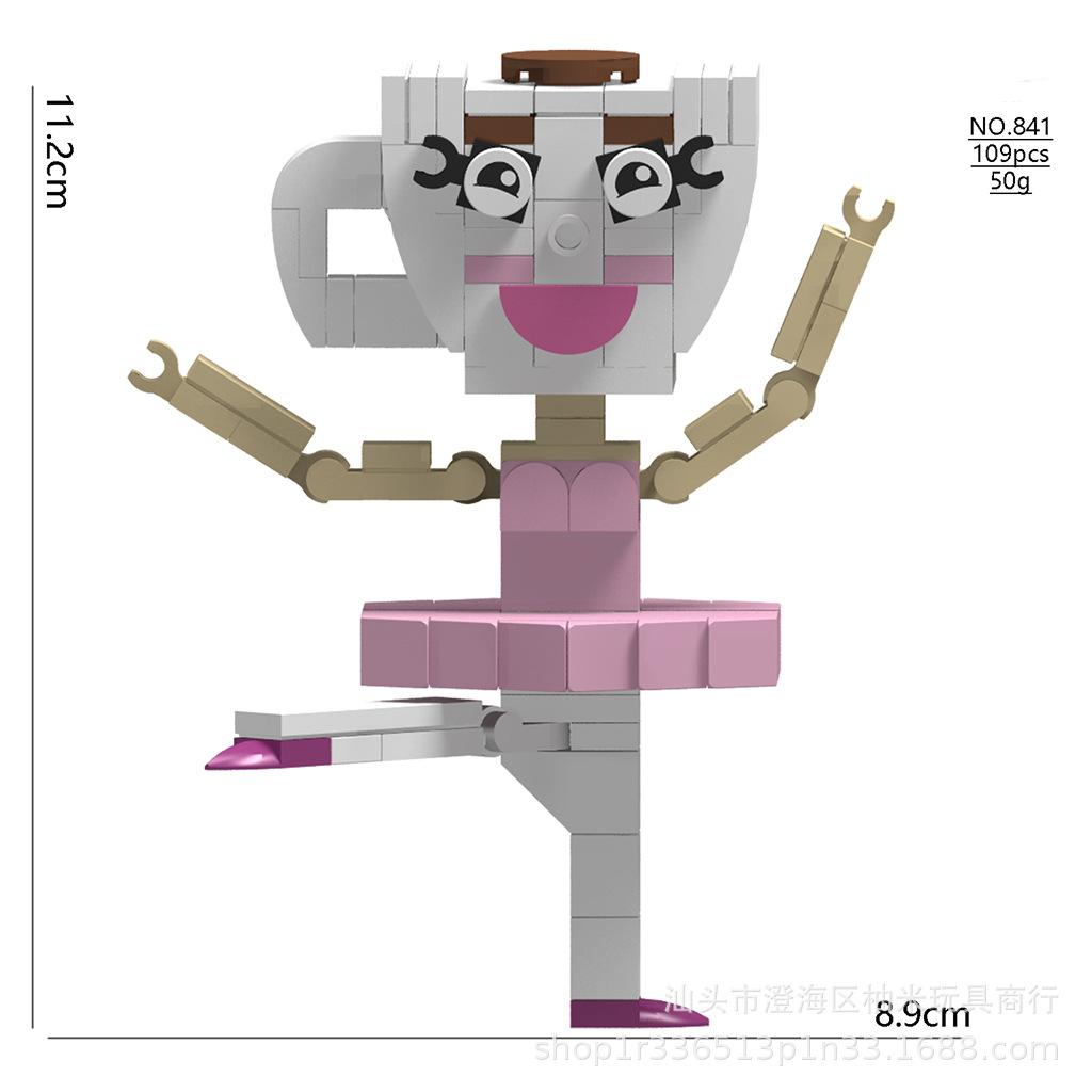 

ИИ Гора и Море Проход Тунг Тунг Сахур Деревянные Фигурки — Все Абстрактные Игрушки-Орнаменты из Строительных Блоков