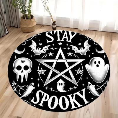 Cartoon Magic Round Carpet Sophisticated Floor Decor Mat for Living Room Bedroom Balcony Stylish Rug Hotel Decorative Carpet