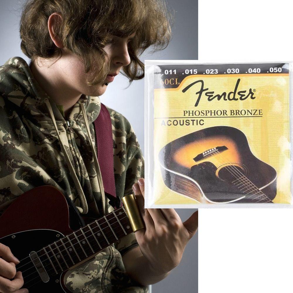 

1 Set Tone Rich Electric Guitar Strings 011 Folk Guitar Strings Fender Strings Guitar Learners