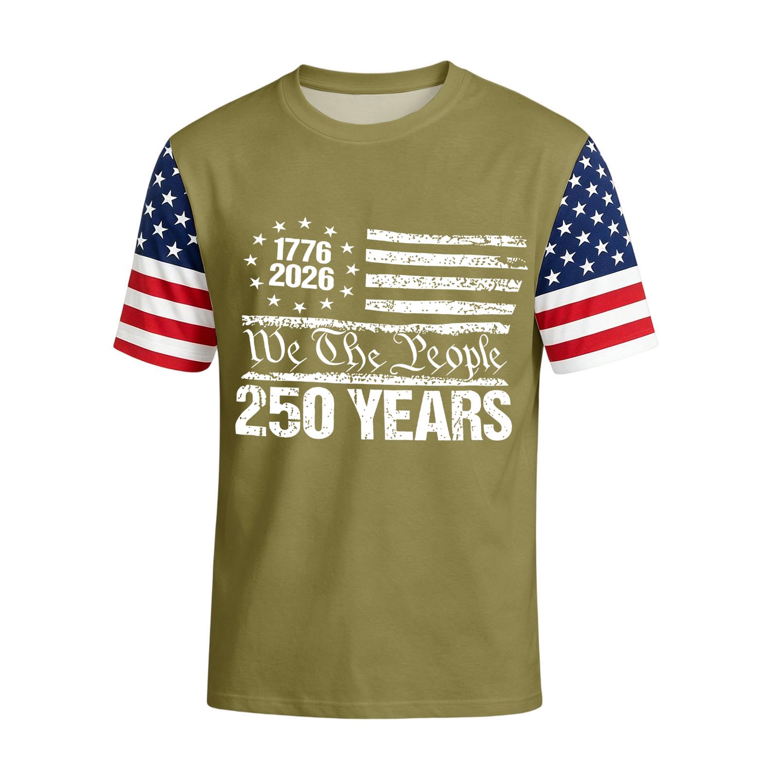 

Men s Casual Round Neck Lightweight Breathable Short-Sleeve Top L армия зеленый