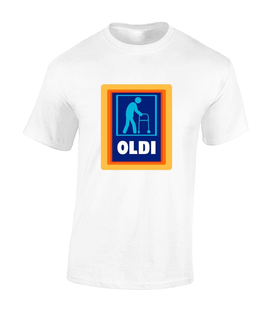 Oldi funny t shirt joke birthday for dad grandad husbandgift present idea tee 2XL