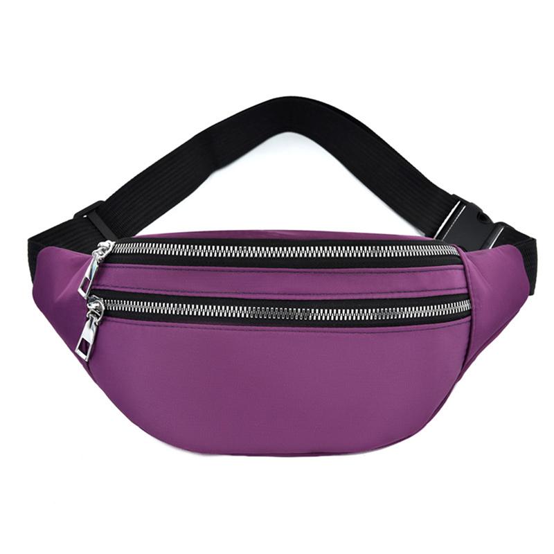 

Waist Bag Belt Bag Running Waist Bag Sports Portable Gym Bag Hold Water Cycling Phone Bag Waterproof Women Running Belt фіолетовий