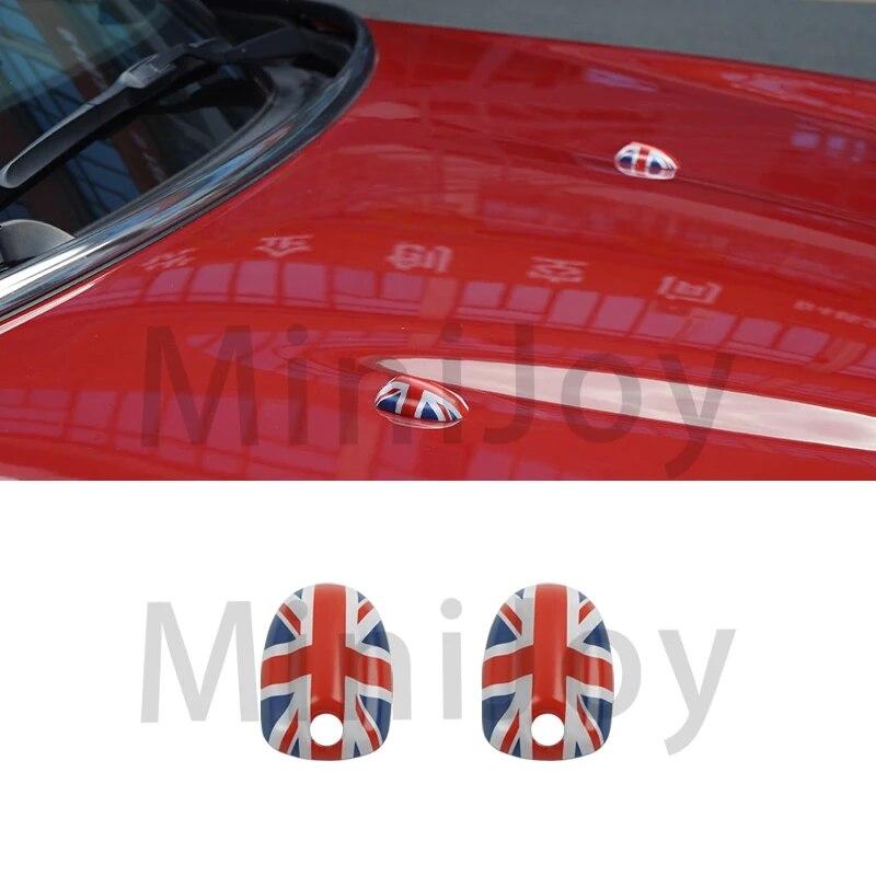 

Чехлы на насадки для распыления воды на стеклоочистители Union Jack для MINI Cooper S One Countryman Clubman F54 F55 F57 F56 F60, автоаксессуары F60 Countryman