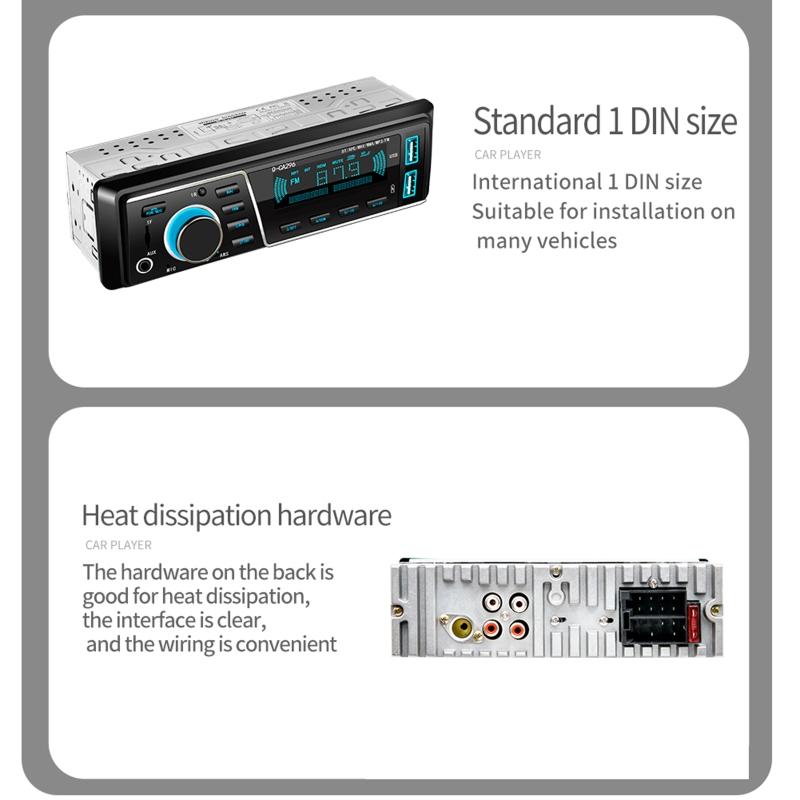 Handsfree Bluetooth-compatible Car MP3 Adapter Music Player FM Radio Transmitter