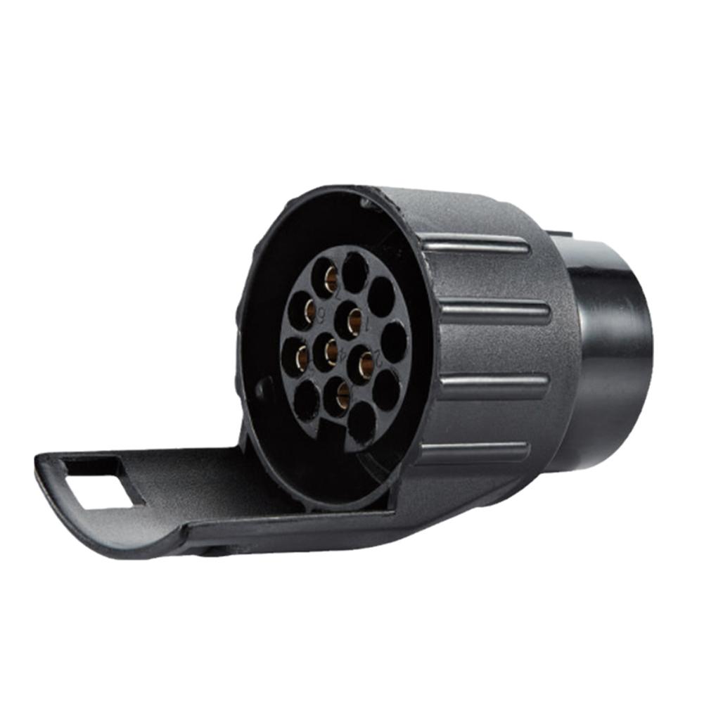 7 Pin To 13 Pin Plug Adapter Trailer Connector 12V Towbar Towing Waterproof Plugs Socket Adapter Car Truck Caravan