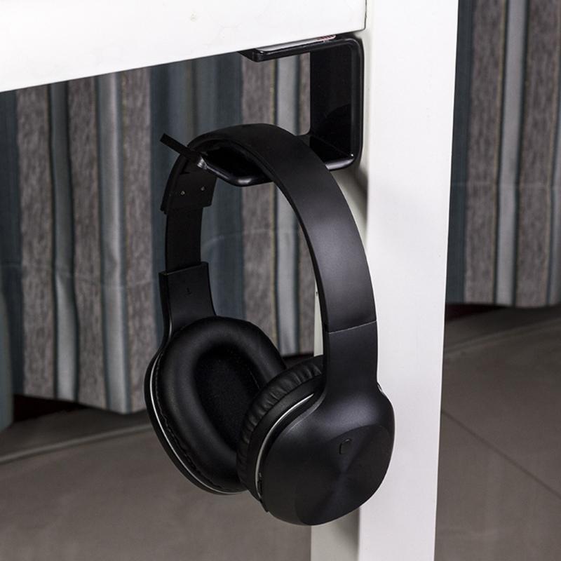 L Shape Computer Headset Stand Earphone Acrylic Display Holder Universal Headphone Wall Mount Hook