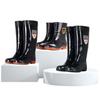 Rain Shoes Men's Tall Thermal Rain Boots Black Waterproof, Non-slip, Wear-resistant, Acid and Alkali-resistant, Oil-resistant, Labor Insurance