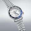 Seiko 5 Sports SKX GMT Watch SSK033K1 Sky Blue Silver Cloud