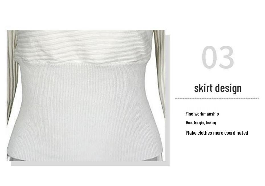 2025 Spring Off-Shoulder Knitted Pullover Sweater for Women - Long Sleeves, Versatile Inner or Outer Wear