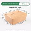 Disposable Kraft Paper Takeout Meal Box