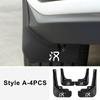 For BYD Han DMI/EV -2025 Mudguards Splash Guard ABS soft plastic MudFlaps Front Rear Fender Auto Styline Car Accessories