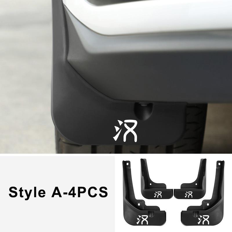 For BYD Han DMI/EV -2025 Mudguards Splash Guard ABS soft plastic MudFlaps Front Rear Fender Auto Styline Car Accessories