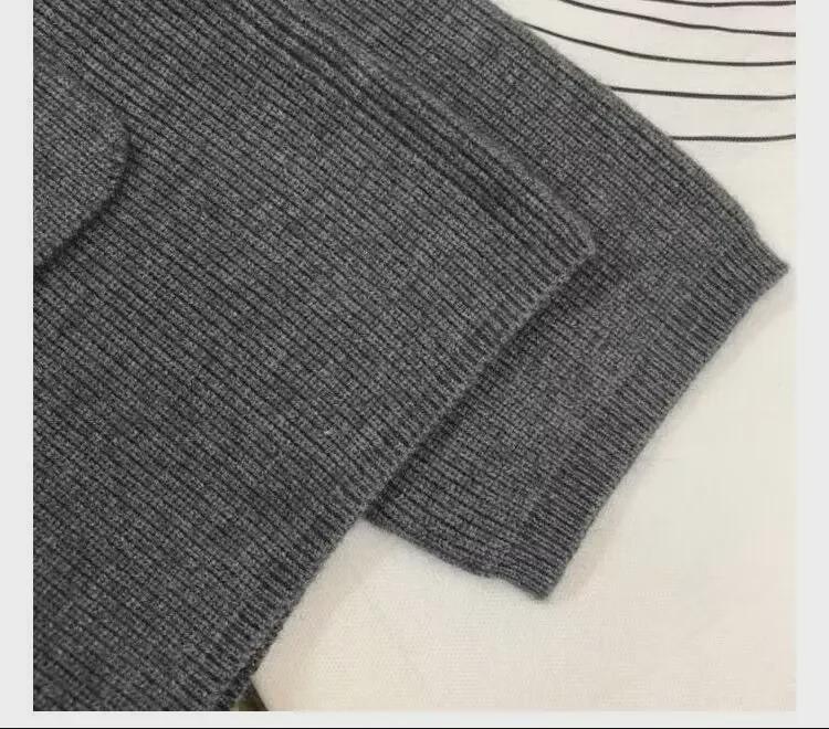 Romon Men's Spring & Autumn Knit Polo Shirt Set - Fashionable Casual Lapel Design