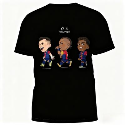 2025 Neues Barcelona Comfort Print Bequemes Atmungsaktives T-Shirt für Männer und Frauen, Reine Baumwolle Hohe Qualität Kurzärmelig